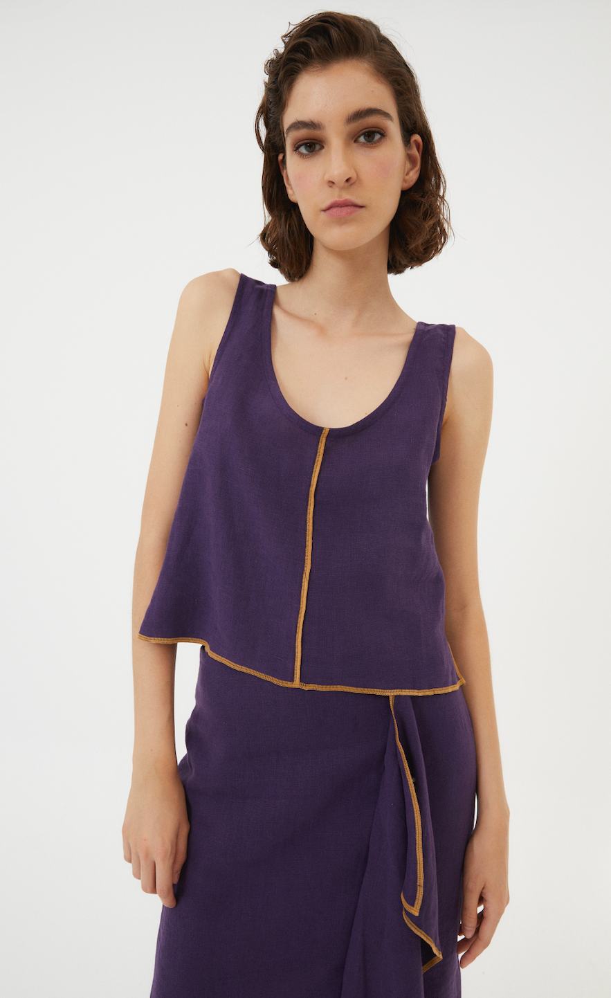 Top Feston Hilo Morado