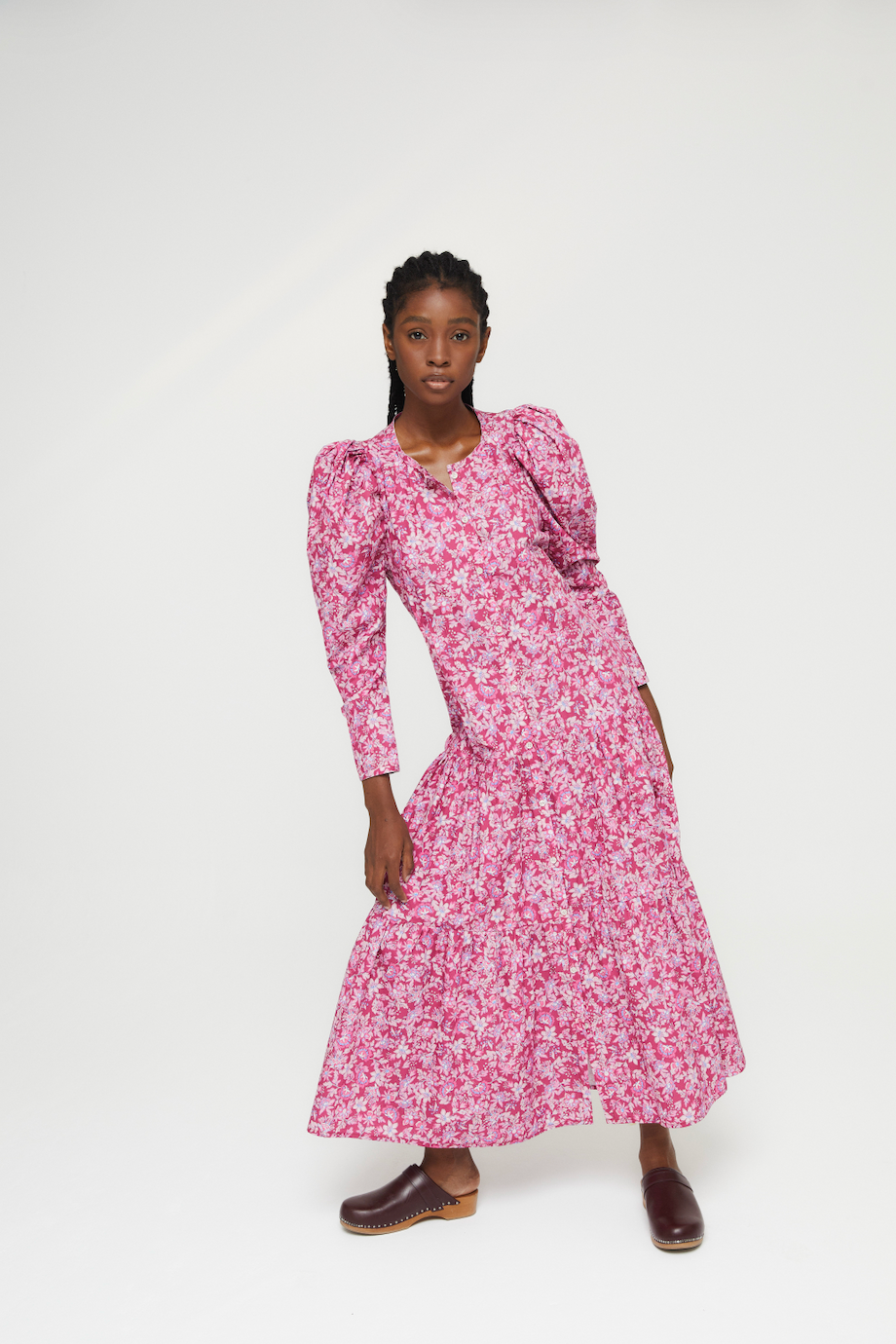 Vestido Farol fresa