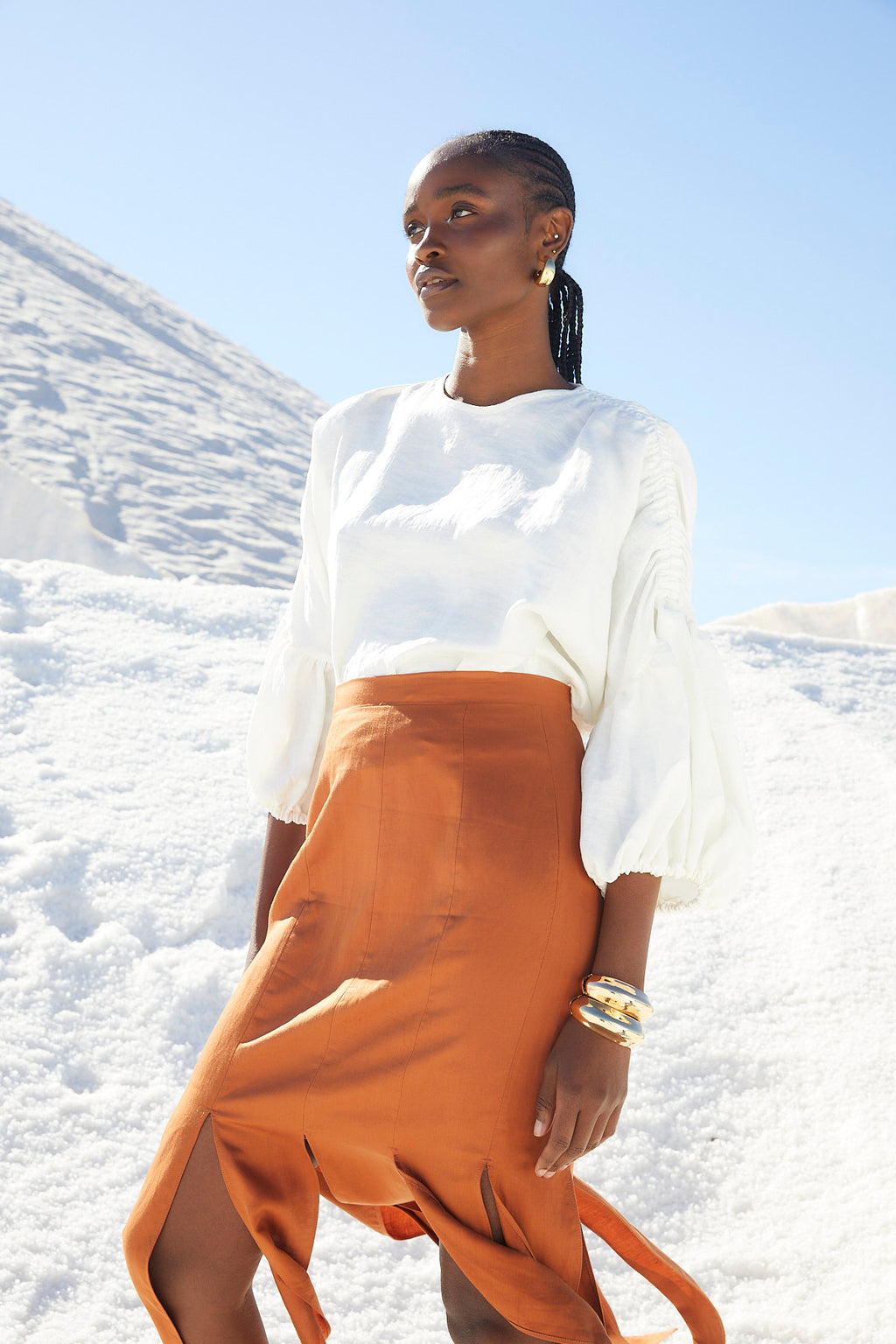 Blusa Pati Parches Crudo