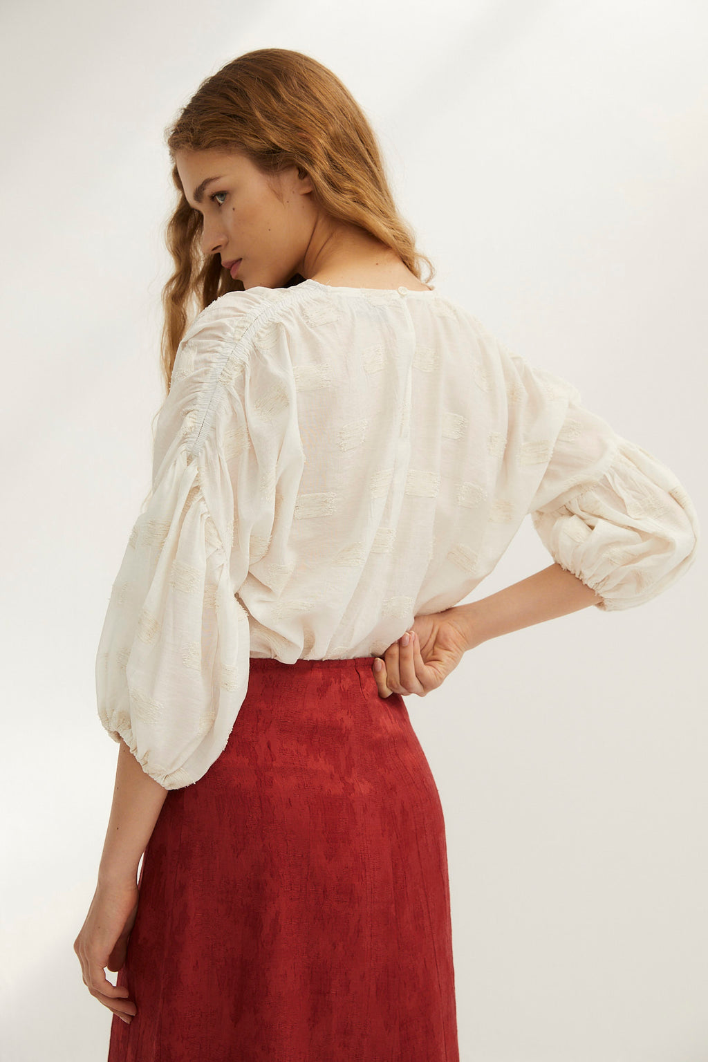 Blusa Pati Parches Crudo