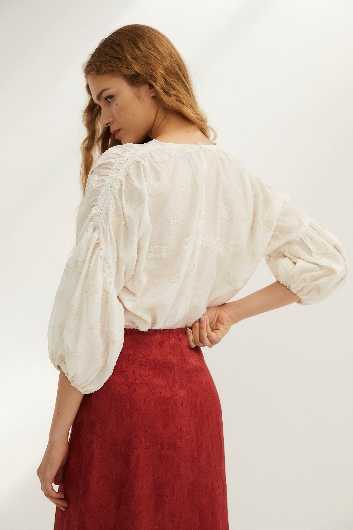 Blusa Pati Parches Crudo