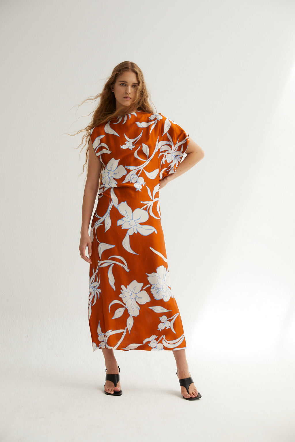 Vestido Hara Palermo caramelo