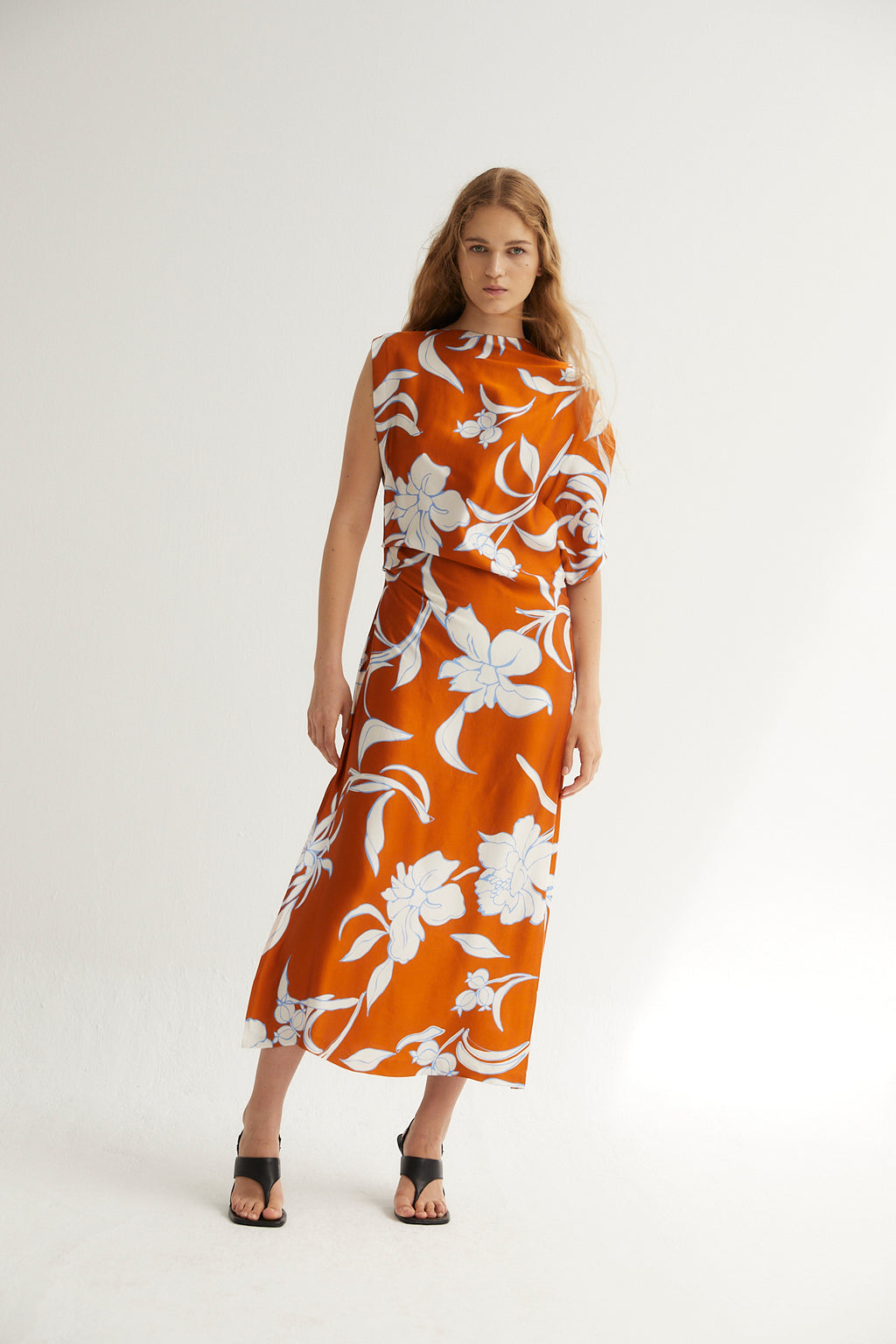 Vestido Hara Palermo caramelo